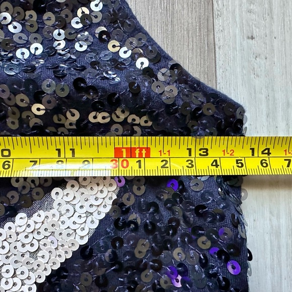 NWT J Crew Navy Sequin Nautical Anchor Sleeveless Tank Top | Size XXS - Picture 5 of 13